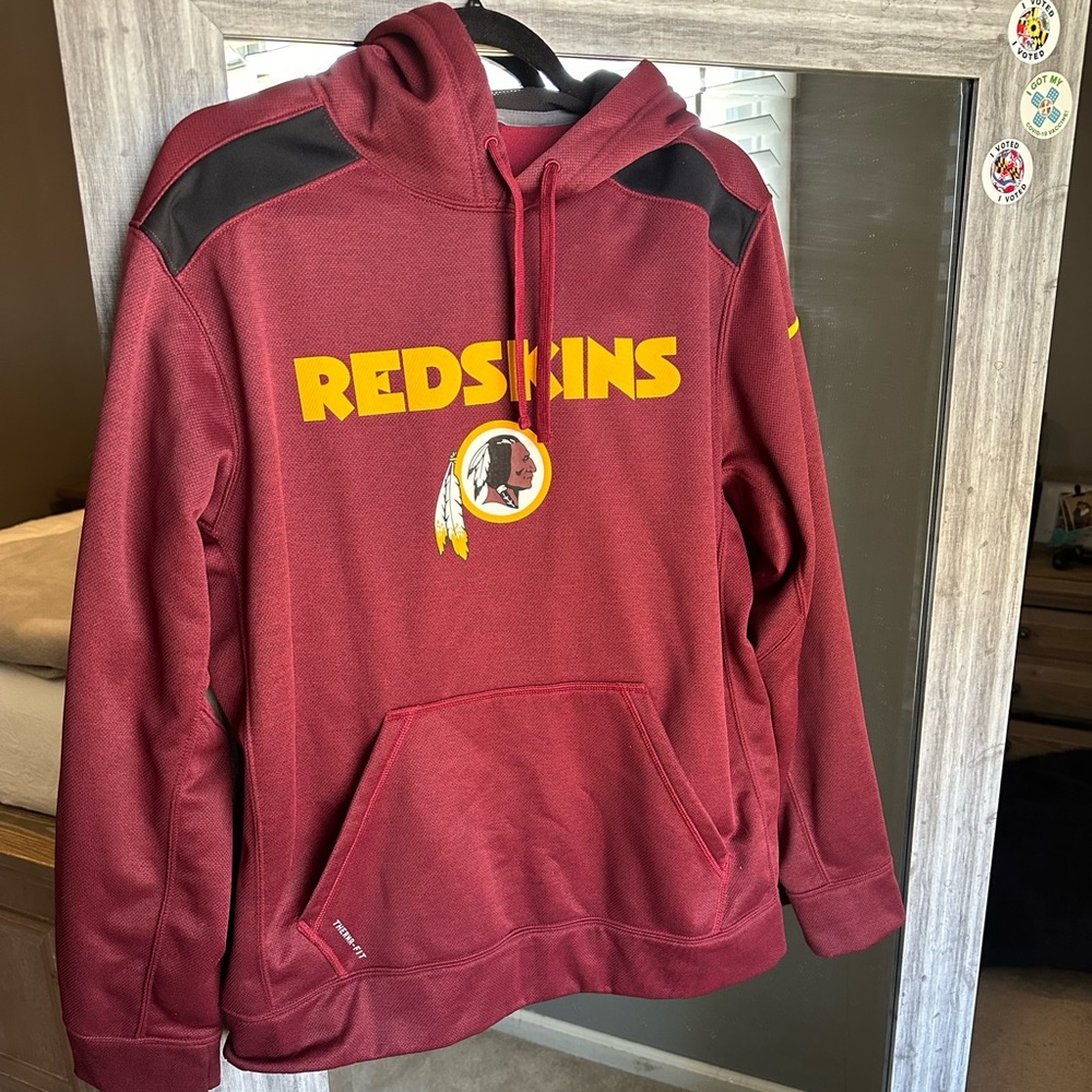 Washington redskins pull over hoodie